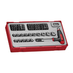 Teng Tools TTTHQ62 62-Piece T-Handle Bit Driver Set on a white background
