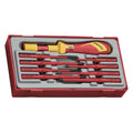 Teng Tools TTVSD09 Insulated Torque Screwdriver Set TT1 9 Pieces on a white background