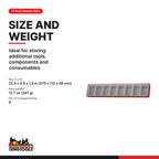 Teng Tools TTX03 Empty 8 Compartment TTX TC Storage Tray, ideal for storing additional tools, components and consumables