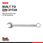 Teng Tools TTX2436 Metric combination spanner set 6 pieces, manufactured to din 3113a standards