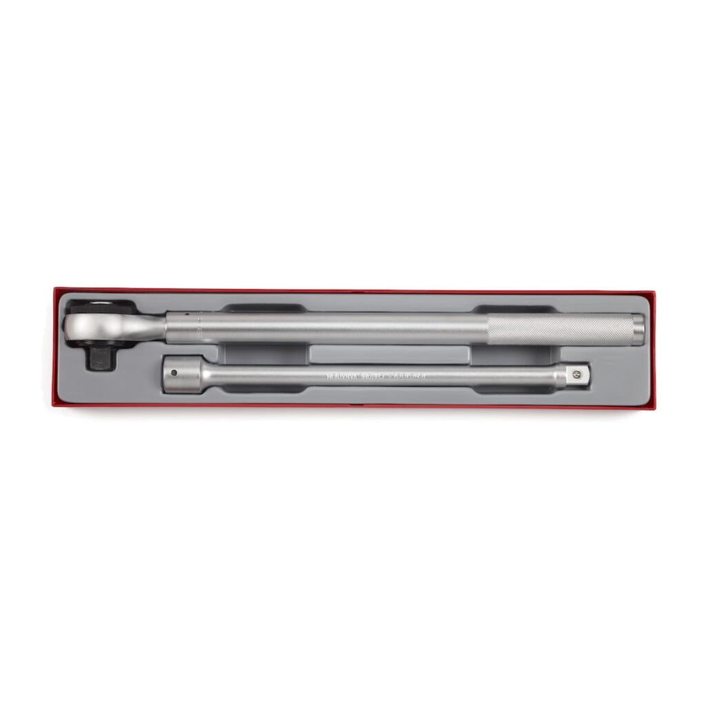Teng Tools TTX3402E 3/4 Drive Extendable Ratchet 2 Piece Set on a white background