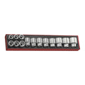 Teng Tools TTX34AF 3/4" Socket Set 12 pt AF TTX4 14 Pieces on a white background