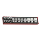 Teng Tools TTX34AF 3/4" Socket Set 12 pt AF TTX4 14 Pieces on a white background