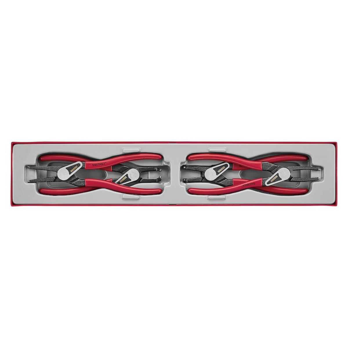 Teng Tools TTX474-9E Circlip Plier Set PRO 40-100 mm TTX4 4 Pieces on a white background