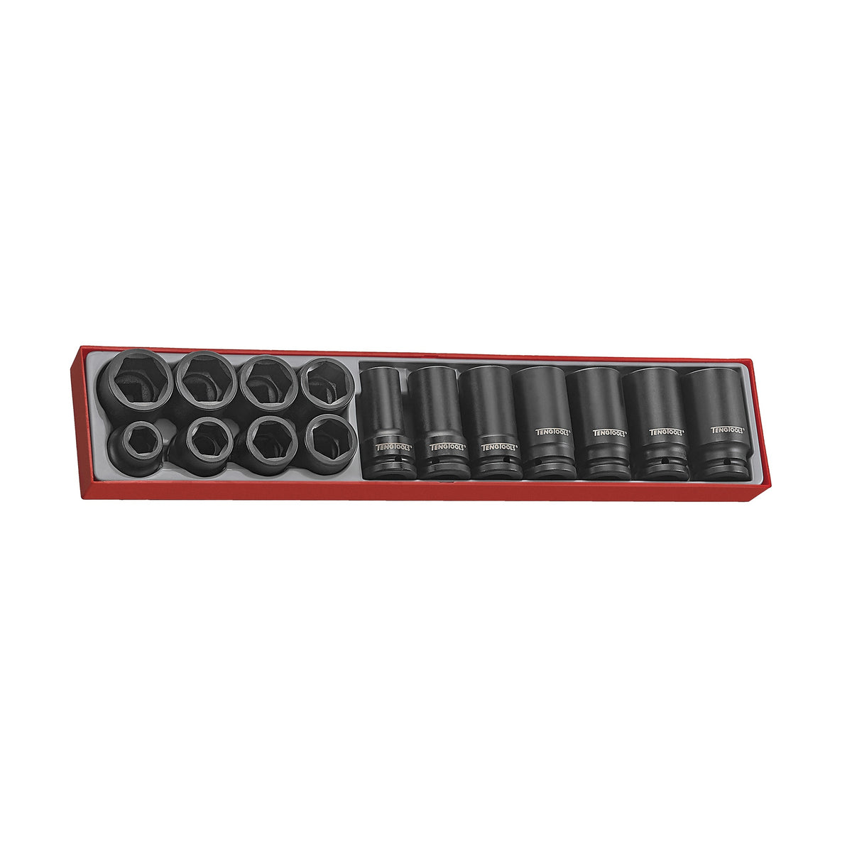 Teng Tools TTX9415 3/4 Drive Metric Impact Socket Set on a white background