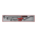 Teng Tools TTXBR03 3-Piece Flex Handle Breaker Bar Set on a white background