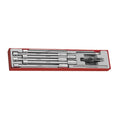 Teng Tools TTXTB09 3/8 Drive Long T-Bar Deep Socket Set on a white background