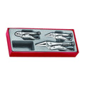 Teng Tools TTZVG03 Power Grip Plier Set TTX2 3 Pieces on a white background