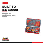 Teng Tools TV18N MECCA PRO Insulated Screwdriver & Plier Set 18 Pieces, designed and manufactured to iec 60900