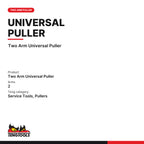 Teng Tools two arm universal puller, 140 x 100 to 330 x 200 mm, two arm universal puller