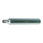 Teng Tools TX bits 75 mm with 10 mm or 12 mm hex drive, TX20 to TX70 on a white background