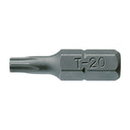 Teng Tools TX2500703 1/4 Inch Hex Shank Torx Bit 25 mm Long on a white background
