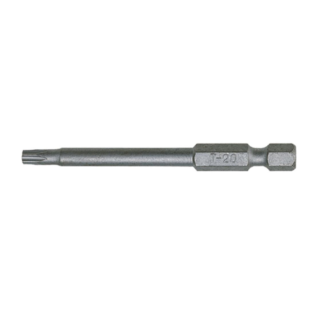 Teng Tools TX7002002 1/4" TX Bit 70mm TX20 (2 Pieces) on a white background