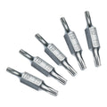 Teng Tools TXX32101505 1/4" Double Ended TX Bit TX10 x TX15 ×5 on a white background