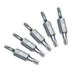Teng Tools TXX32101505 1/4" Double Ended TX Bit TX10 x TX15 ×5 on a white background