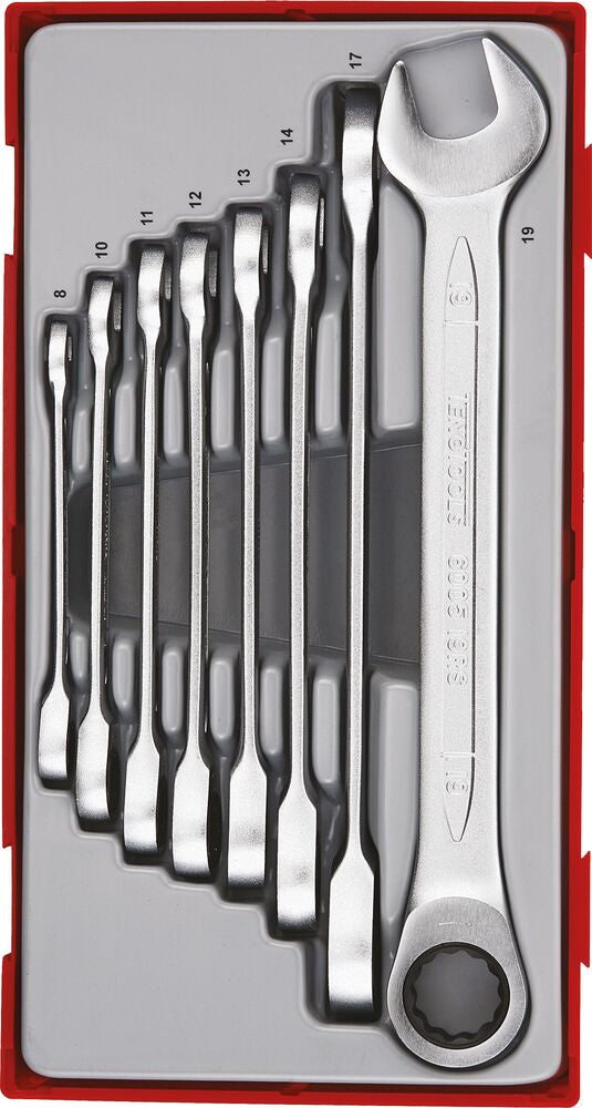 Flip Reverse Ratcheting Combination Spanner, Metric