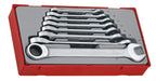 Flip Reverse Ratcheting Combination Spanner, Metric