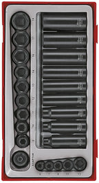 1/4" & 3/8" Impact Socket Set ANSI TT1 24 Pieces