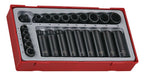 1/4" & 3/8" Impact Socket Set ANSI TT1 24 Pieces