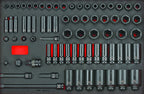3/8 & 1/2 Impact Socket Set FOAM4X4 73 Pieces
