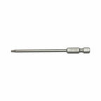 Teng Tools TX bits with 1/4 in hex shank, 89 mm (3.5 in), TX10 to TX30 on a white background
