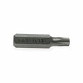 Teng Tools TX impact driver bits with 5/16 in hex shank, 36 mm (1.4 in), TX30 to TX55 on a white background