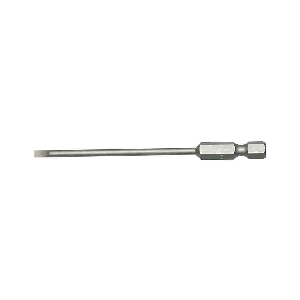 Teng Tools FL8905A01 3-4 mm Flat Slotted Screwdriver Bit on a white background