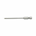 Teng Tools FL8905A01 3-4 mm Flat Slotted Screwdriver Bit on a white background