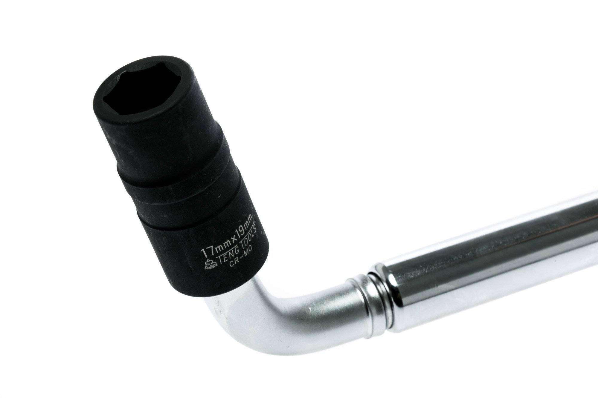 Teng Tools 1/2 Inch Drive Wheel Wrench And 17mm x 19mm Wheel Nut Socke ...