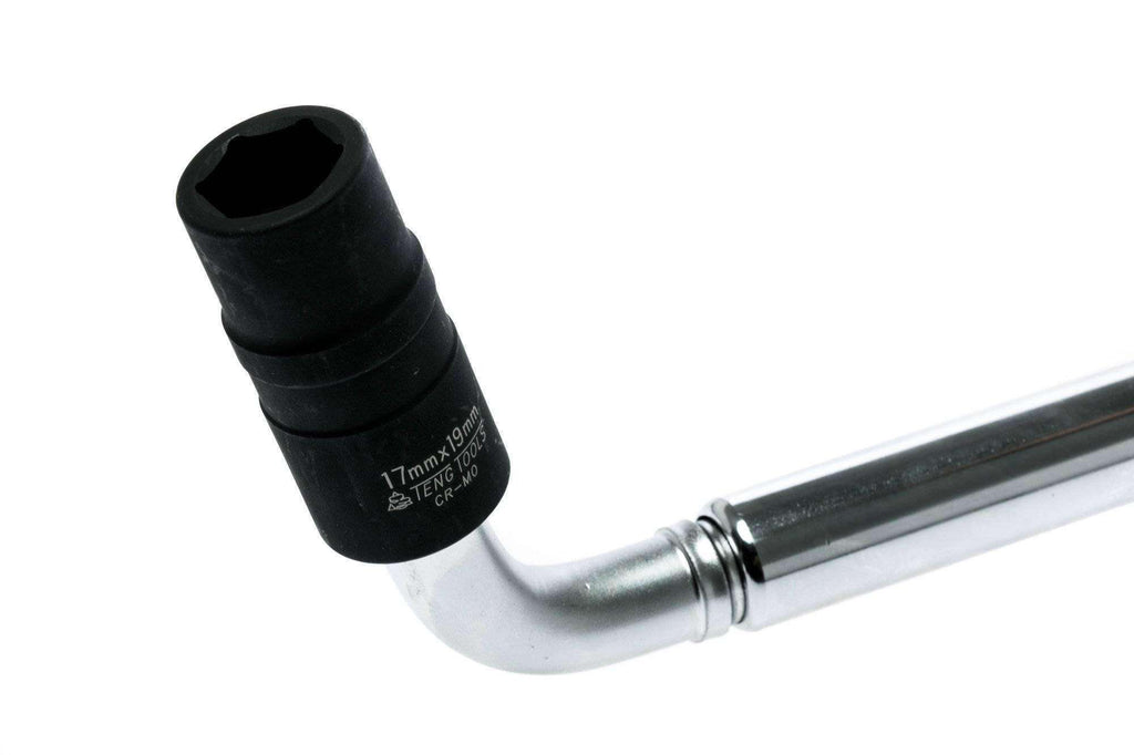 Teng Tools - 1/2" Drive Wheel Wrench & 17mm x 19mm Wheel Nut Socket - TEN-O-1202 - Teng Tools USA