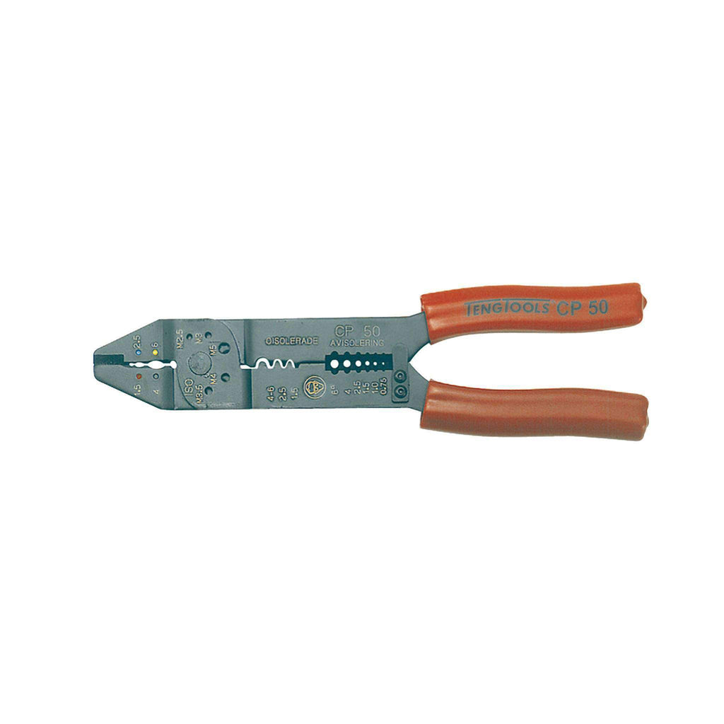 9 Inch Professional Quality Crimping Pliers & Wire Stripper -Teng Tools CP50 - Teng Tools USA