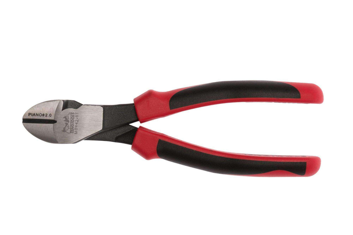 Teng Tools 6 Inch Heavy Duty Precision Side Cutting Pliers With TPR Gr ...