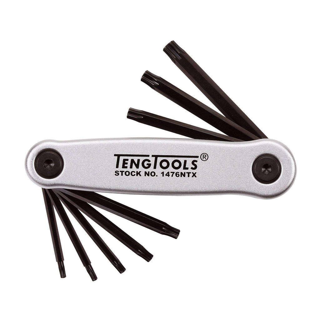 Teng Tools 1476NTX 8 Piece Retractable TX Key Set - Teng Tools USA
