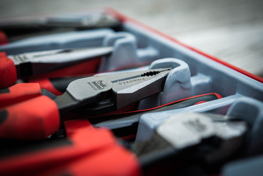 Teng Tools 8 Piece Plier Set Tool Tray (Side Cutters, Linesman, Long N ...