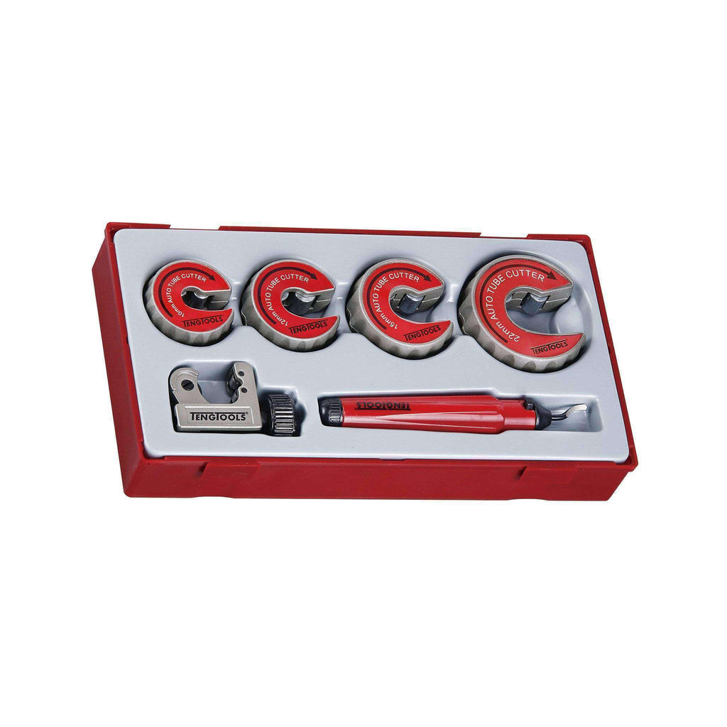 Teng Tools TTTC06 - 6 Piece Pipe Cutter and Deburring Set - Teng Tools USA