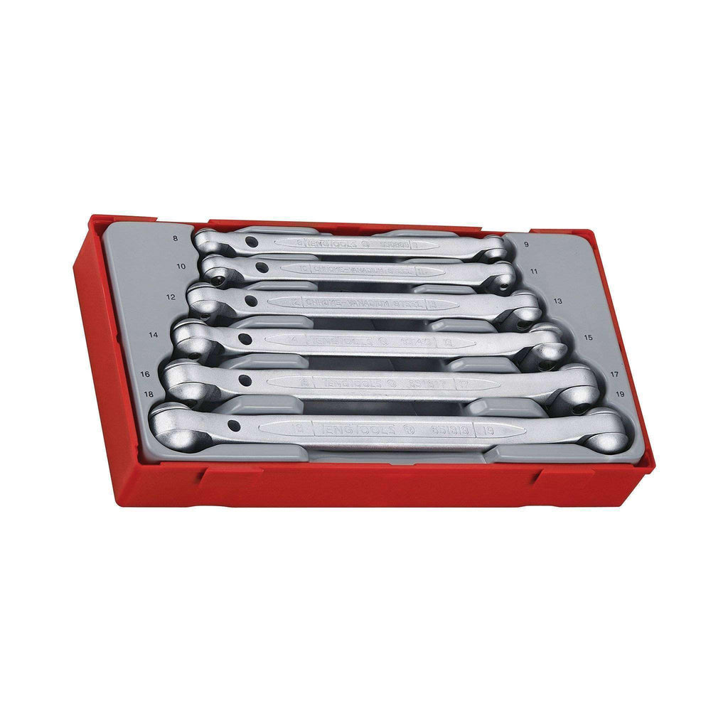 Teng Tools 6 Piece Double Flex Wrench Set - Teng Tools USA