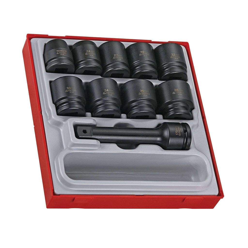 Teng Tools - 16 Piece 3/4 inch Drive Impact Socket Set - TEN-O-TTD9416 - Teng Tools USA