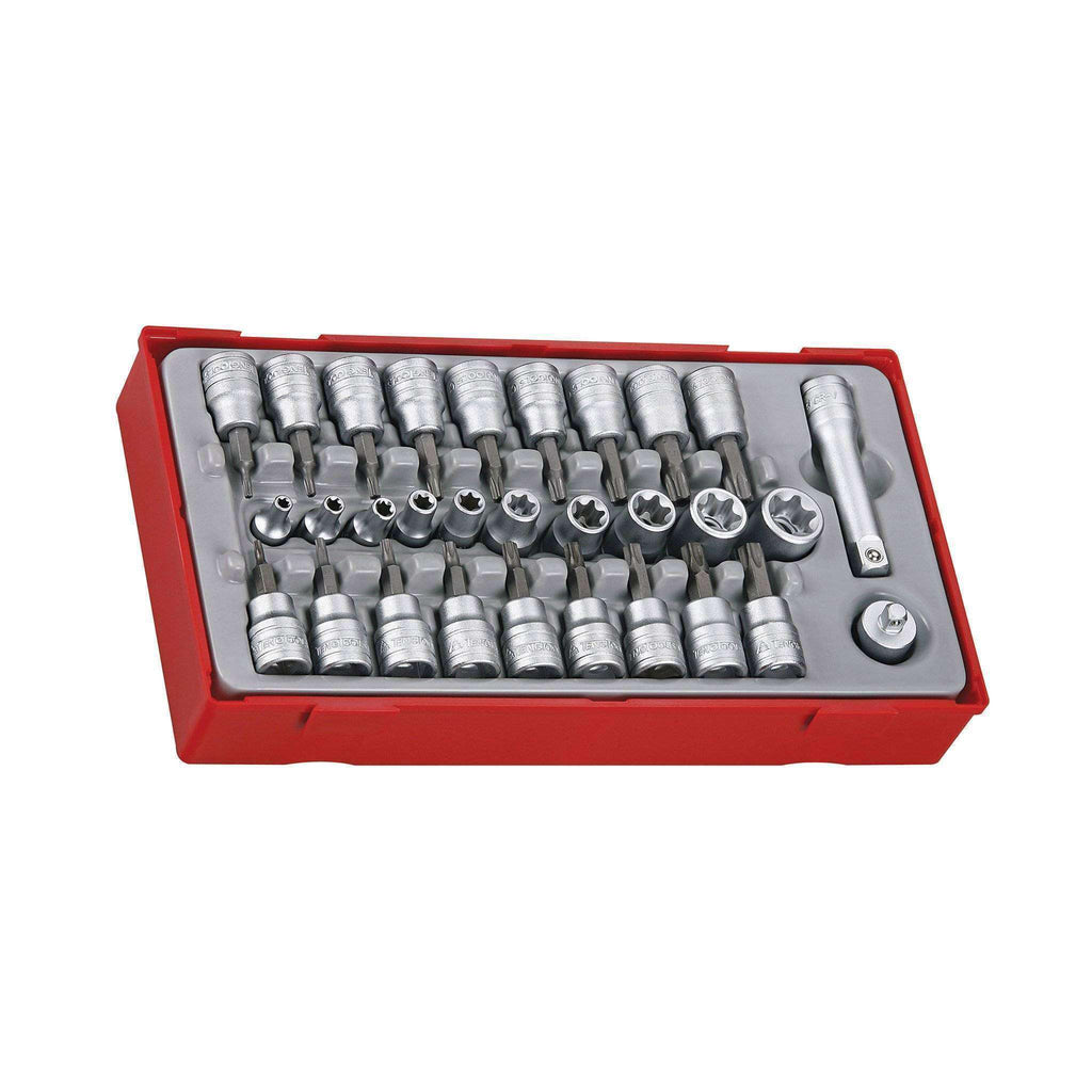 Teng Tools TTTX30 - 3/8 inch Drive 30 Piece TX / TPX / TXE Socket Set - Teng Tools USA