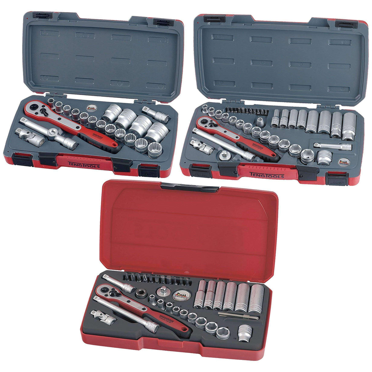 Teng Tools 96 Piece Mixed Drive Socket Set - T1221 – Teng Tools USA