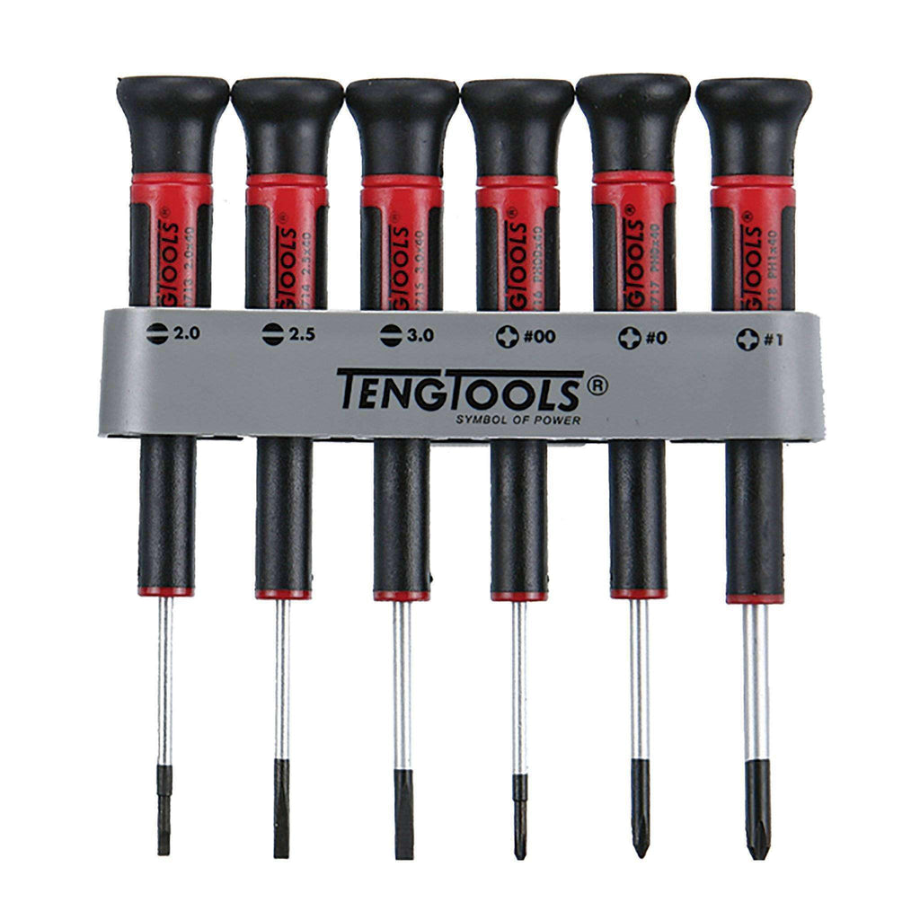 6PC MINI SD SET WITH STAND/HOLDER - Teng Tools USA